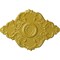 Ekena Millwork Piedmont Ceiling Medallion, Hand-Painted Rich Gold, 37"W x 26"H x 1 3/8"P CM37X26PERGS - alternate 1